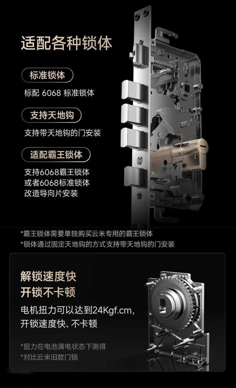 泛亚·电竞(中国)官方网站云米智能门锁2A Pro人脸猫眼版上市：3D结构光解锁(图3)
