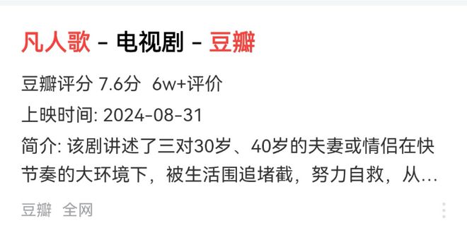泛亚·电竞(中国)官方网站2024年“最令人失望4部剧”第一名评分降至43令人一(图5)